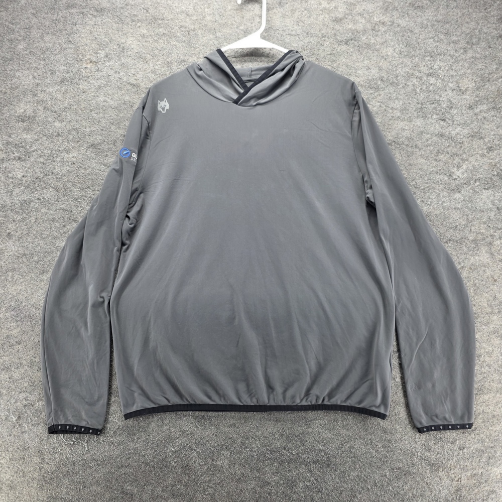 Greyson Hoodie Mens M Gray Pullover Hooded Lightweight Stretch Tagless Golf